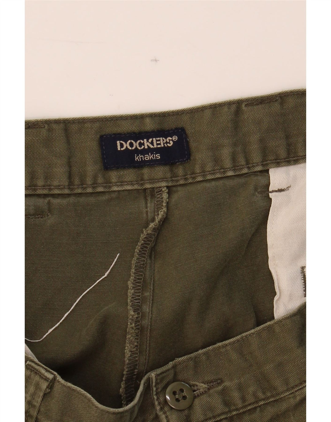 DOCKERS Mens Khakis Pegged Chino Shorts W36 Large  Khaki Vintage Dockers and Second-Hand Dockers from Messina Hembry 