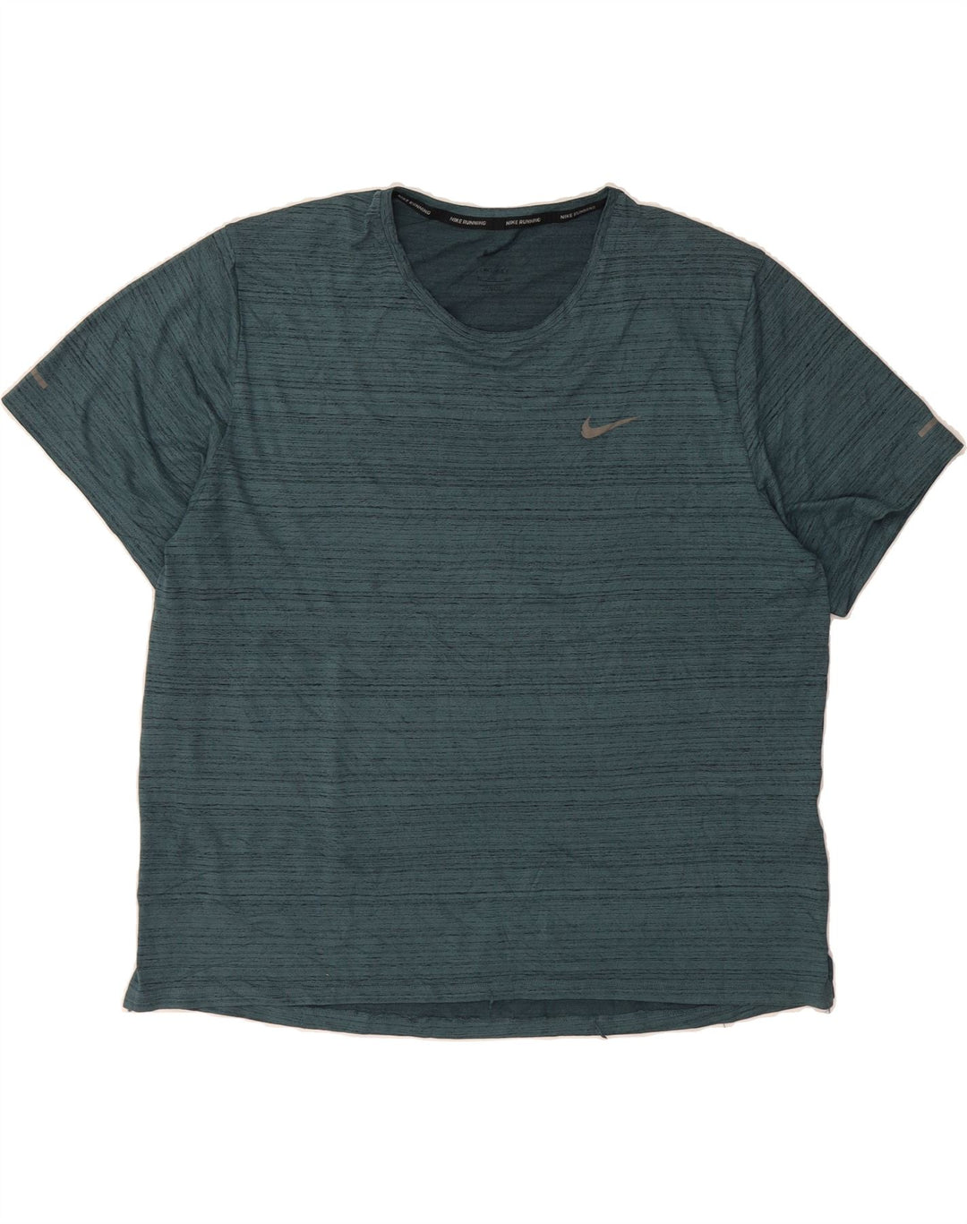 NIKE Mens Dri Fit T-Shirt Top XL Blue Flecked Polyester Vintage Nike and Second-Hand Nike from Messina Hembry 