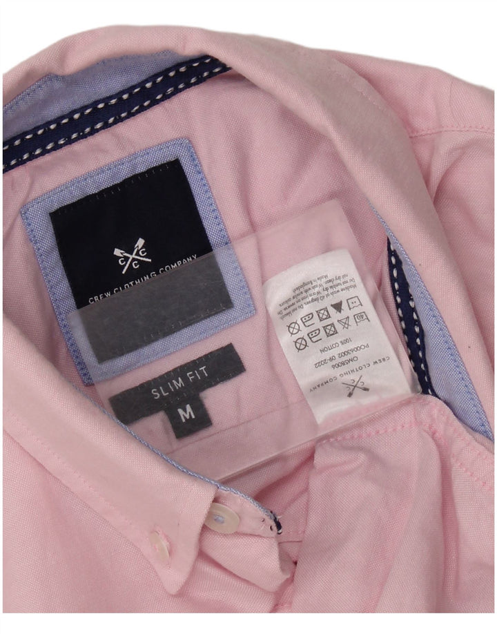 CREW TØJ Herre Slim Fit skjorte Medium Pink Bomuld
