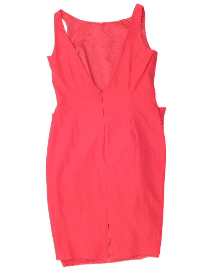 Coast Womens Ærmeløs Skede Kjole UK 12 Medium Pink Viscose