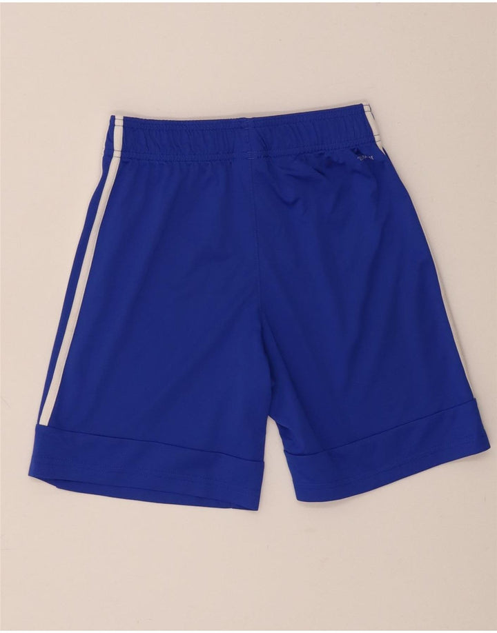 Adidas Boys Climalite Sportshorts 11-12 år Blå polyester