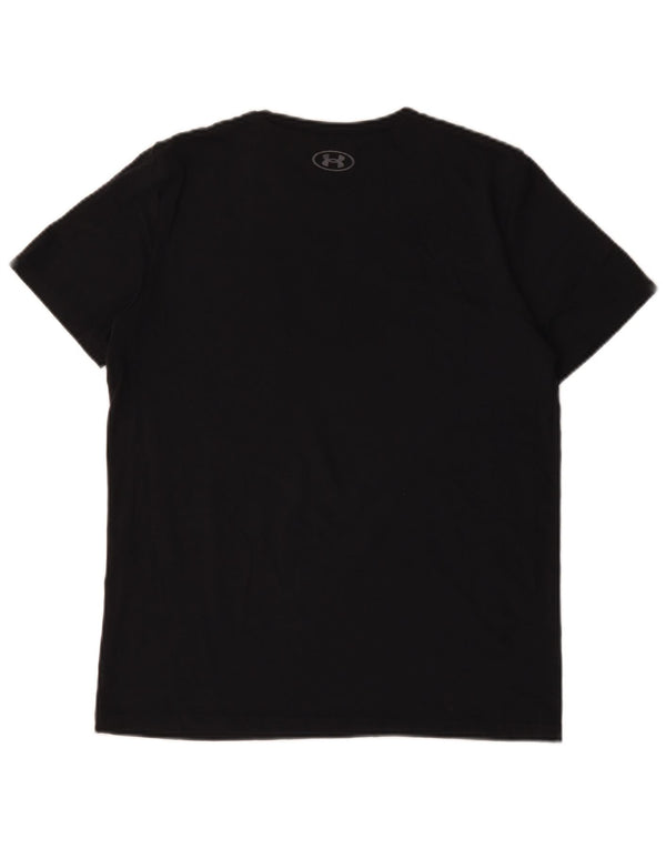Under Armour Boys Grafisk T-Shirt Top 13-14 år XL Sort Bomuld