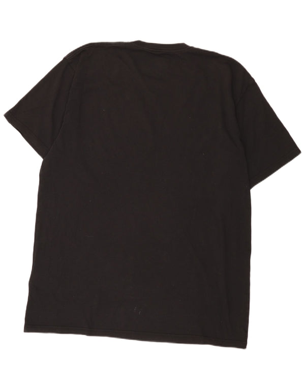 Vans Herre Classic Fit Grafisk T-Shirt Top XL Sort Bomuld