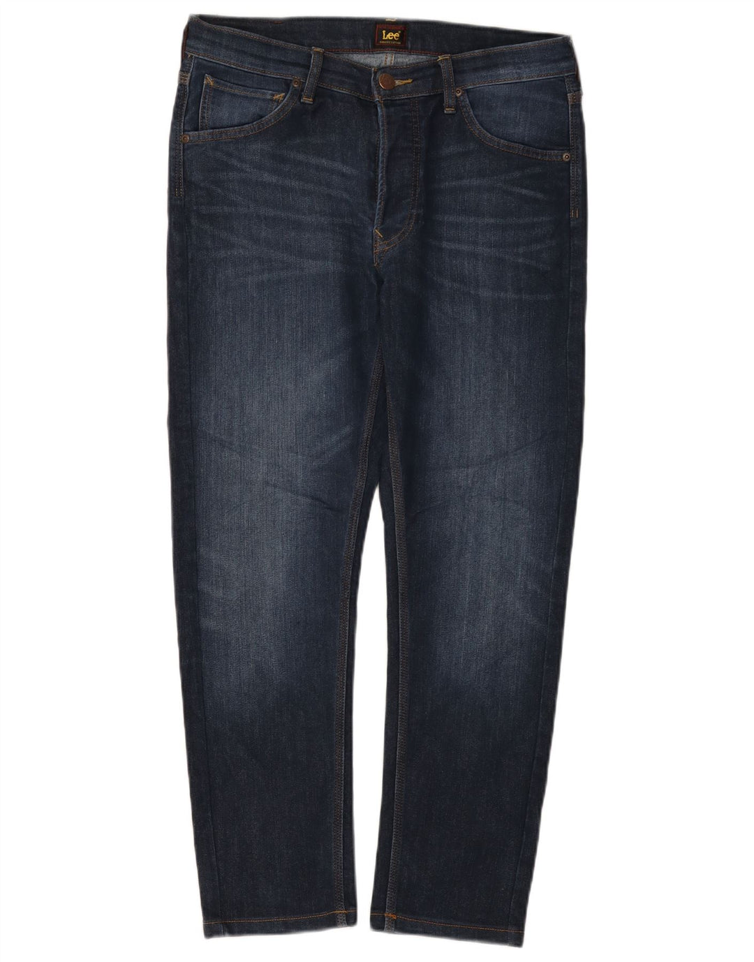 Lee Mens Daren Slim Jeans W31 L27 Marineblå Bomuld