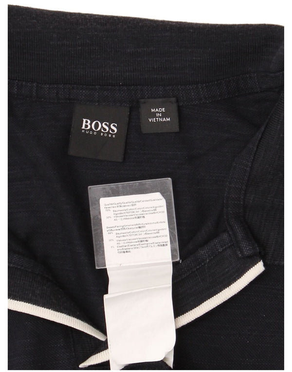 HUGO BOSS Polo skjorte til mænd 2XL marineblå bomuld