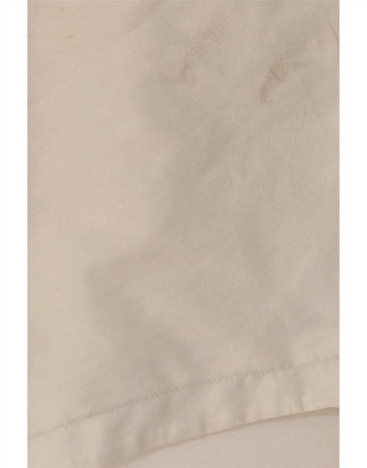 ADIDAS Mens Graphic Sport Shorts Small  White Polyester Vintage Adidas and Second-Hand Adidas from Messina Hembry 