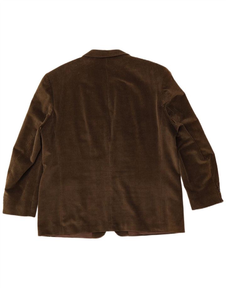 Canda Herre 3-knaps Corduroy Blazer Jacket UK 58 4XL Grøn Bomuld