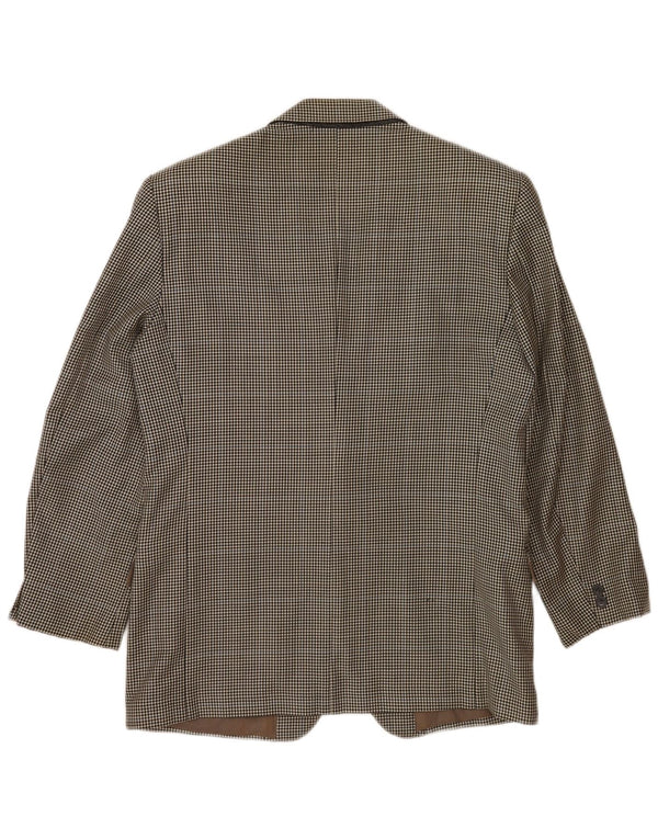 Policarpo Herre 2-knaps blazerjakke UK 38 Medium Grey Houndstooth