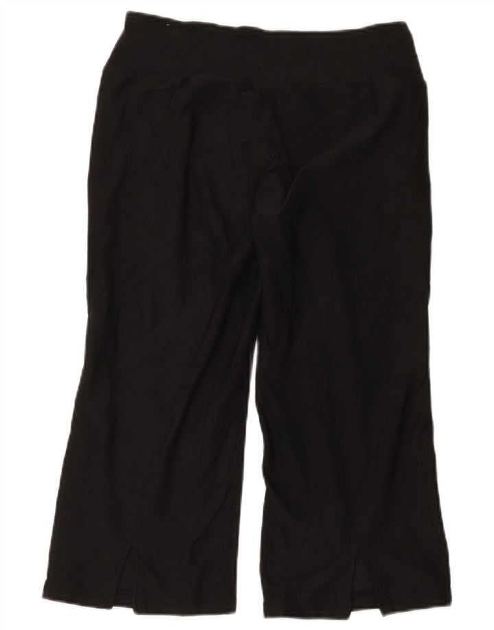 Nike Capri træningsdragtbukser til kvinder US 8/10 Medium Black Polyester