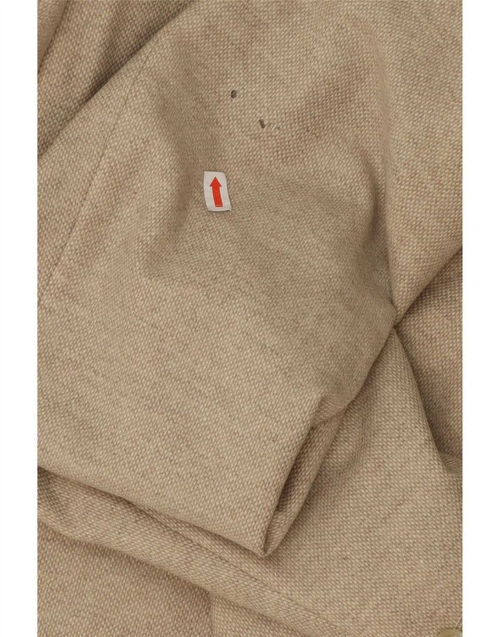 Hugo Boss Herre 2-knaps blazerjakke EU 52 XL Beige Virgin Wool