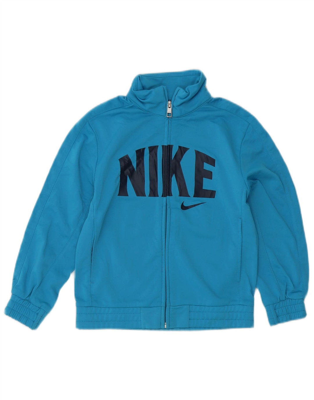 Nike drenge grafisk træningsdragt topjakke 6-7 år XS blå polyester