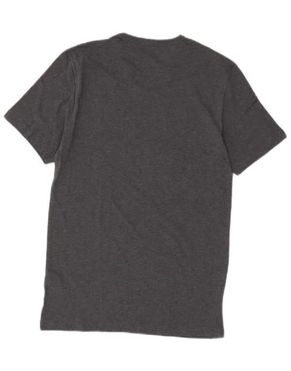 Hugo Boss Herre T-Shirt Top Lille Grå Bomuld