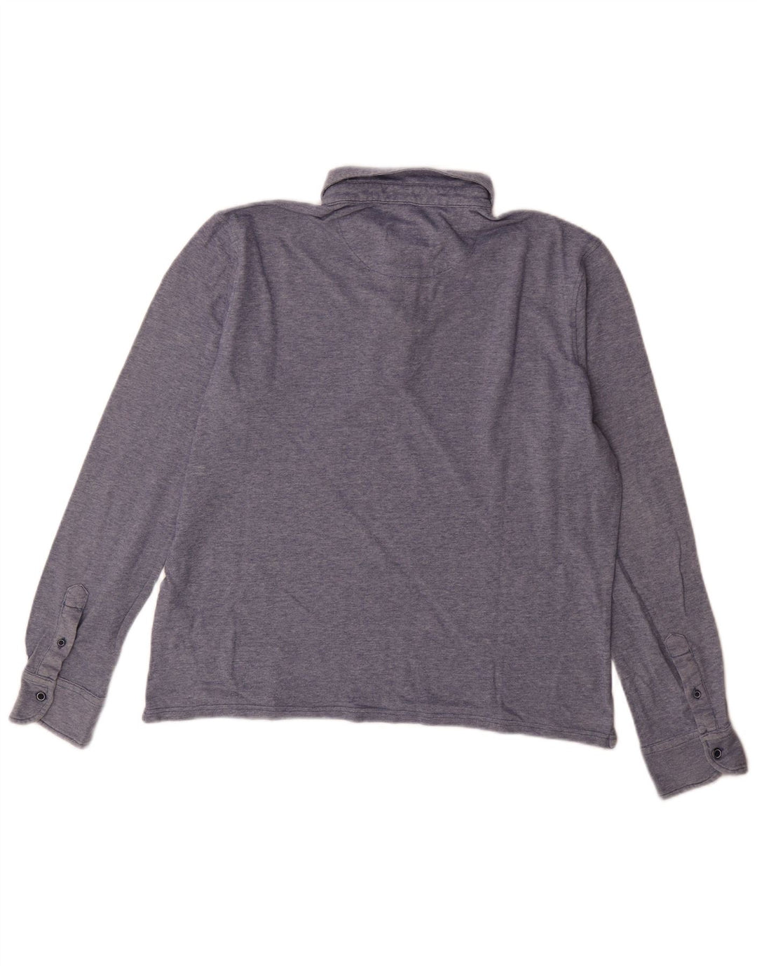 Carrera Langærmet Regular Fit Polo Shirt til mænd Stor blå bomuld