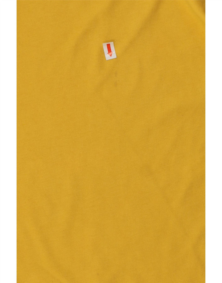 The North Face Herre T-Shirt Top Lille Gul Bomuld