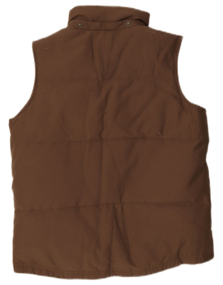 Crew Clothing Dame Polstret Gilet UK 8 Small Brown Polyester