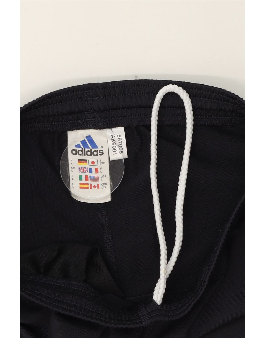ADIDAS Mens Climalite Sport Shorts Large  Navy Blue Polyester Vintage Adidas and Second-Hand Adidas from Messina Hembry 