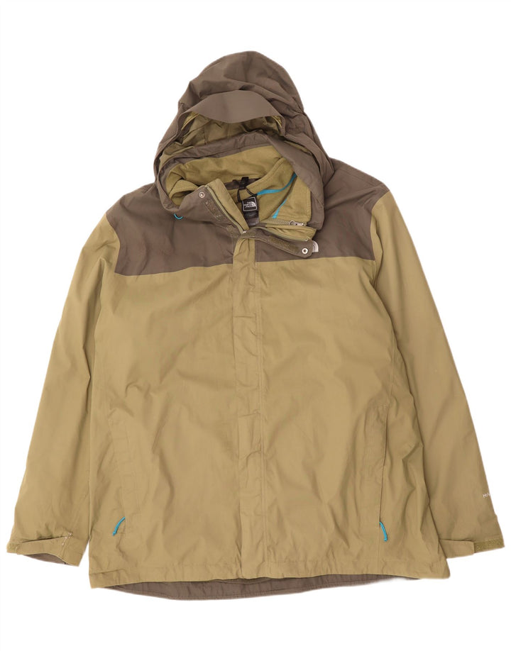 THE NORTH FACE Herre Hættevindjakke UK 46 3XL Khaki Colourblock