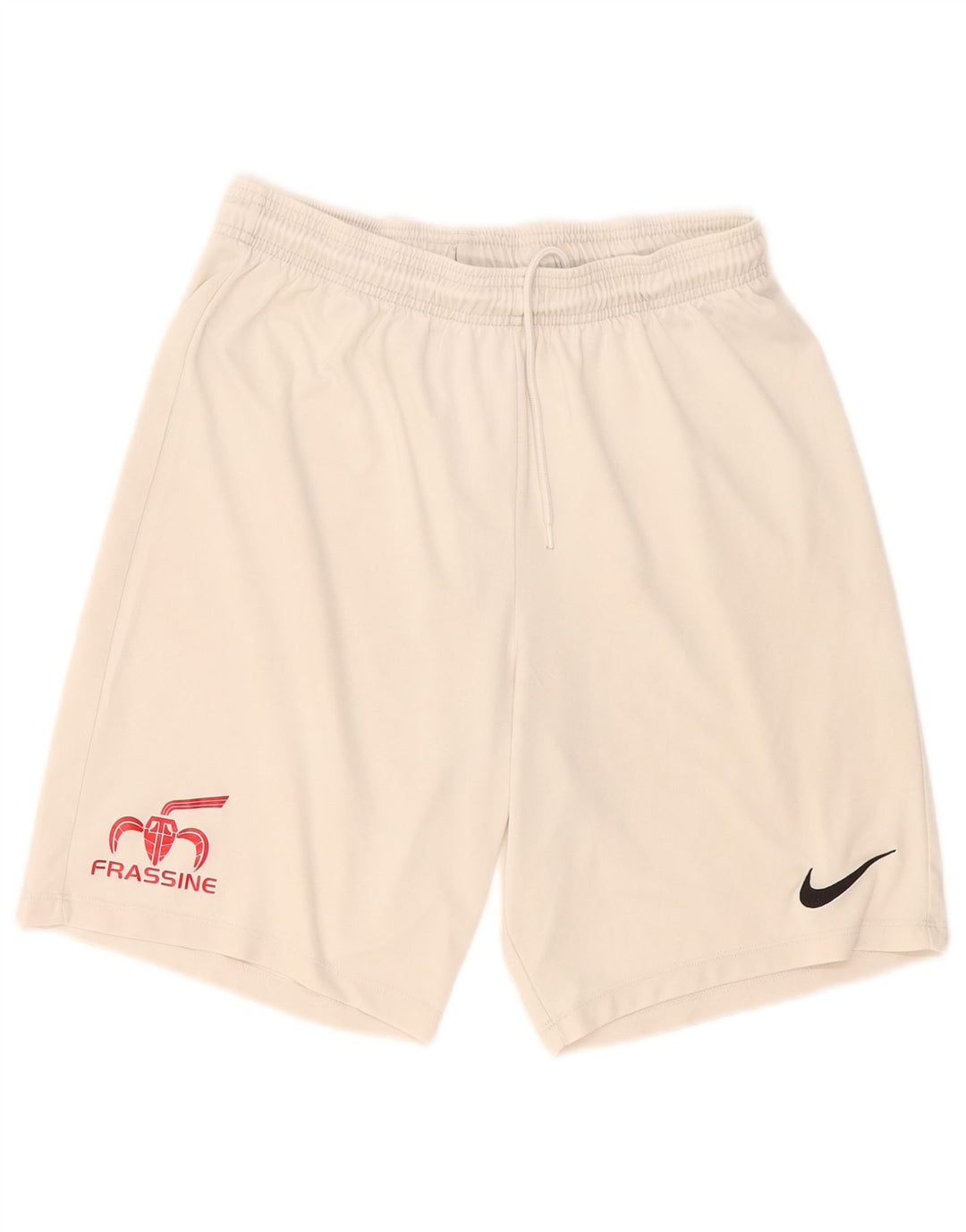 Nike Herre Dri Fit sportsshorts store hvide polyester