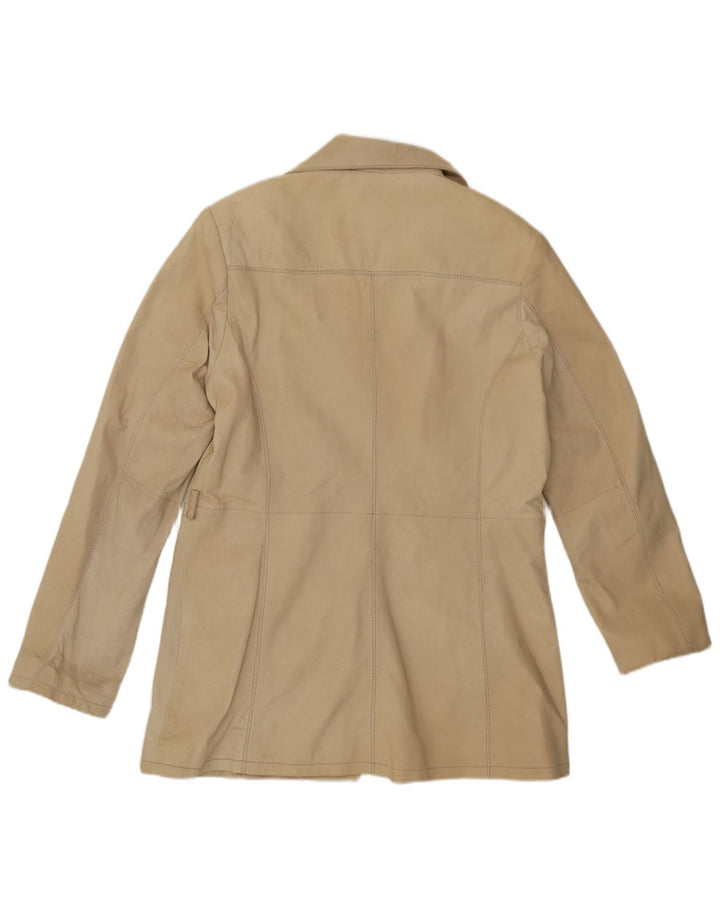 CONBIPEL Læderfrakke til kvinder IT 48 XL Beige Læder