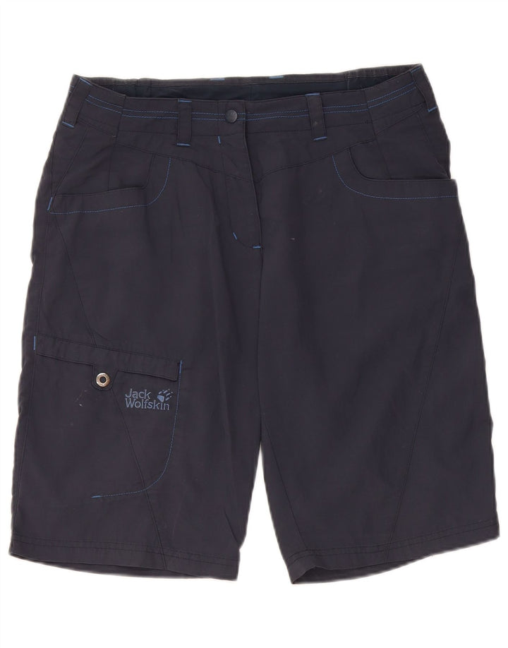 JACK WOLFSKIN Dame Comfort Fit Cargo Shorts W30 Medium Navy Blue