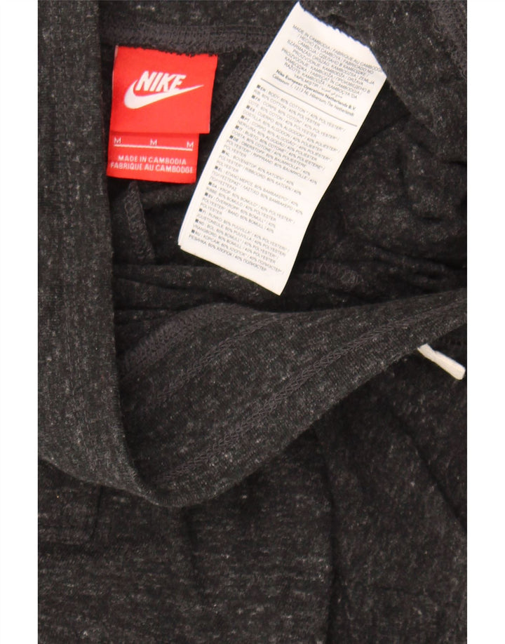 NIKE Womens Graphic Sport Shorts UK 12 Medium  Grey Flecked Cotton Vintage Nike and Second-Hand Nike from Messina Hembry 