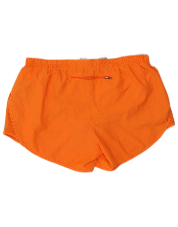 Nike Dame Dri Fit sportsshorts UK 18 XL Orange Polyester