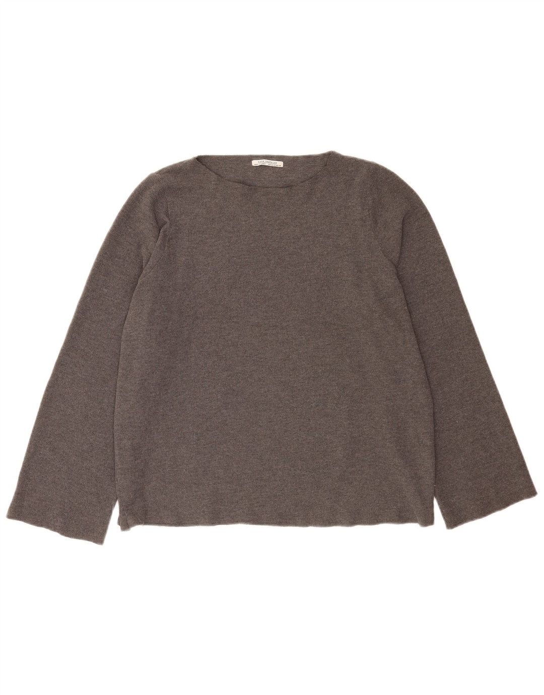 Zara Dame Trafaluc Oversized Top Langærmet UK 14 Medium Grå