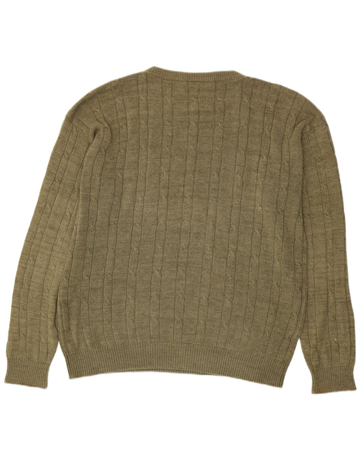 MC Gregor Herre Jumper Sweater med rund hals Medium Khaki