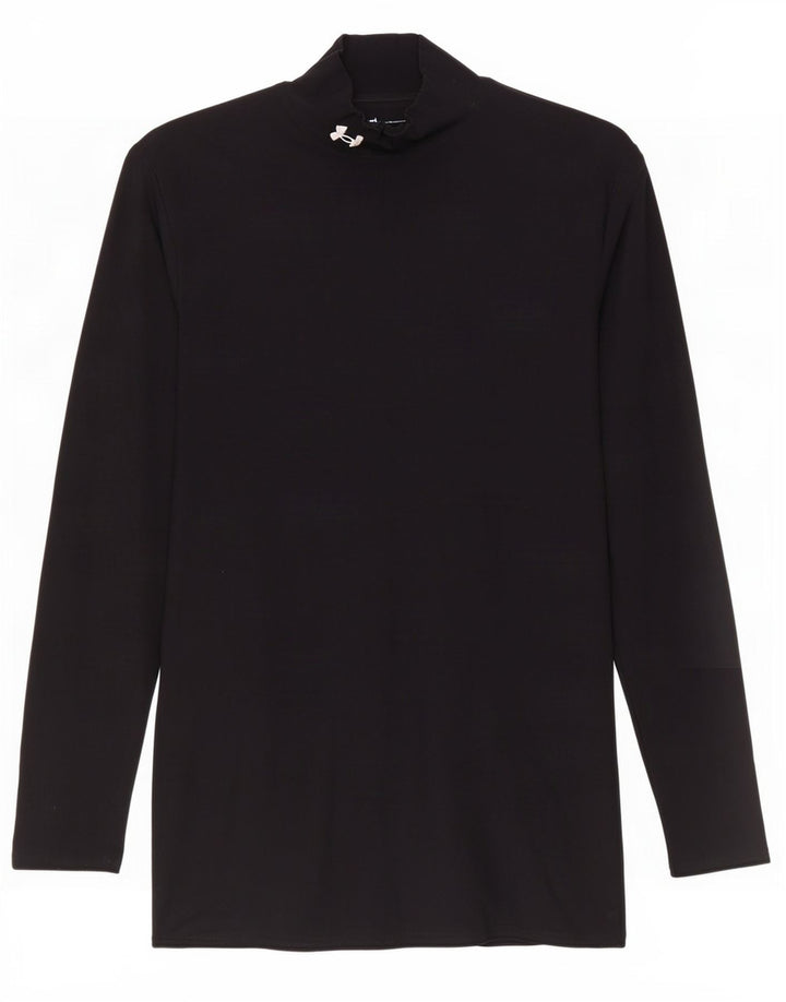 Under Armour Herre Top Langærmet Medium Sort Nylon