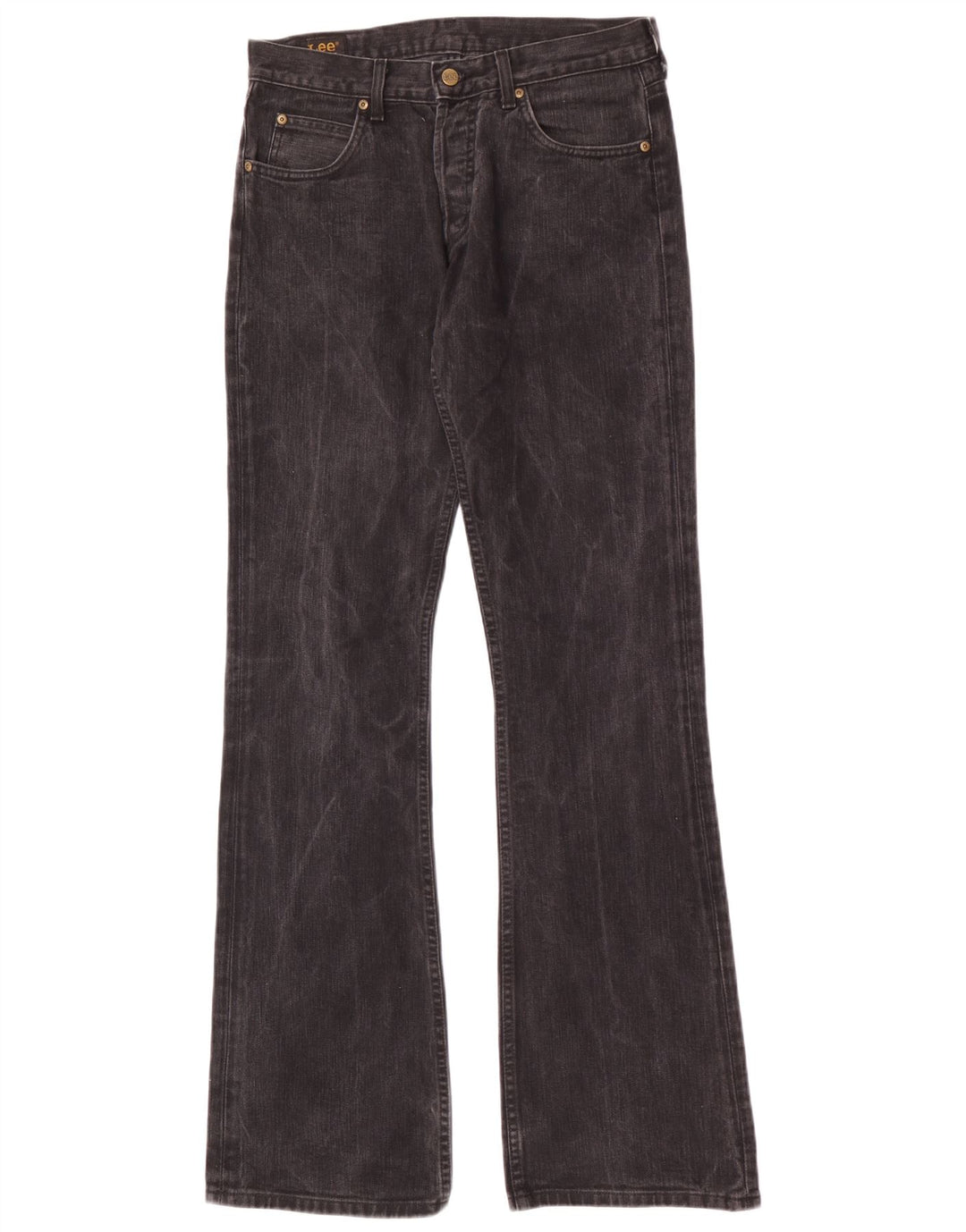 Lee Herre Denver Bootcut Jeans W33 L36 Sort bomuld