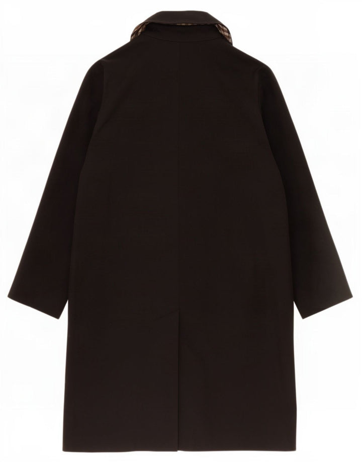 Aquascutum overfrakke til kvinder UK 14 Stor sort polyester
