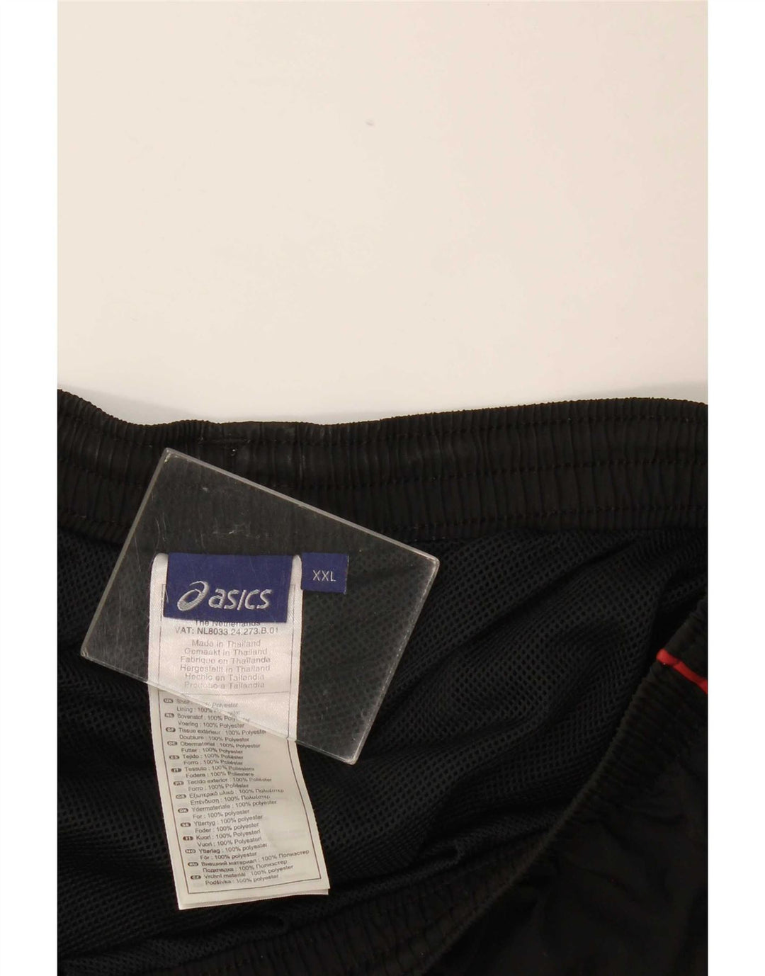 Asics Herre Sportshorts 2XL Sort Colourblock Polyester
