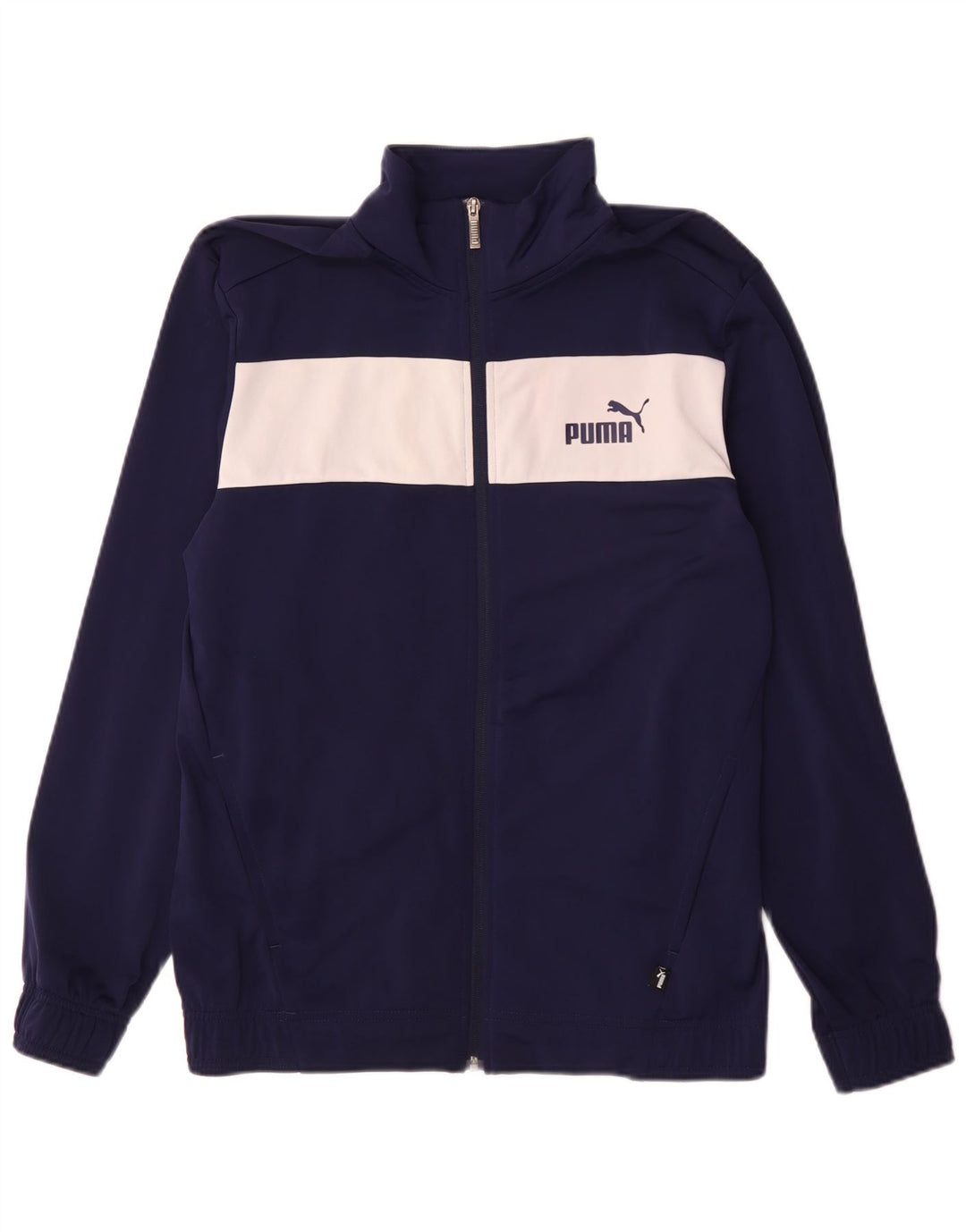 Puma Træningsdragt til mænd Topjakke Medium Marineblå Colourblock Polyester