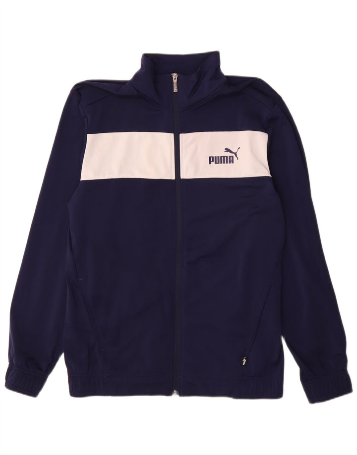 Puma Træningsdragt til mænd Topjakke Medium Marineblå Colourblock Polyester