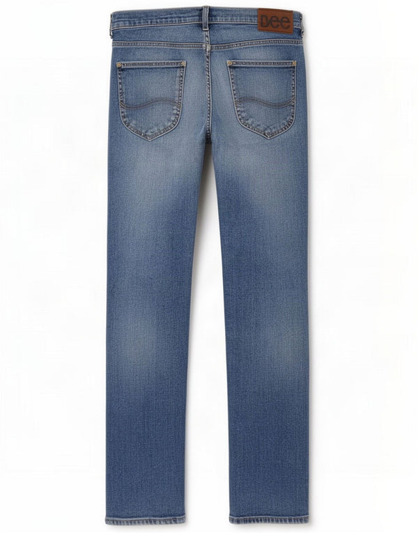 Lee Mens Powell Slim Jeans W34 L34 Blå Bomuld