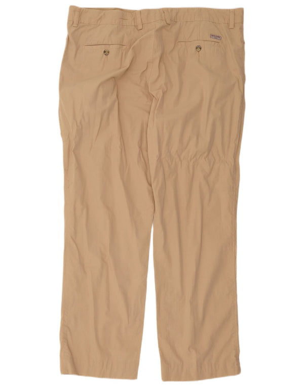 Pierre Cardin Herre lige fritidsbukser IT 54 2XL W42 L31 Beige Bomuld
