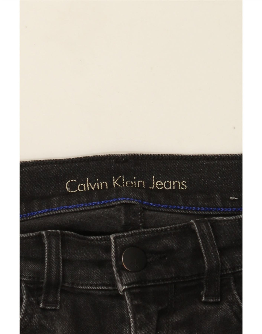 CALVIN KLEIN Dame Skinny Jeans W26 L29 Sort