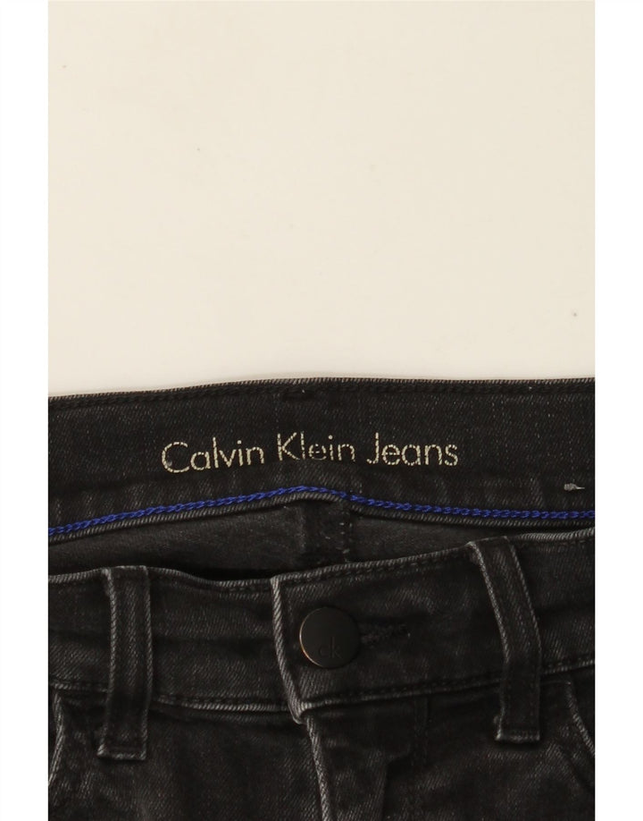 CALVIN KLEIN Dame Skinny Jeans W26 L29 Sort