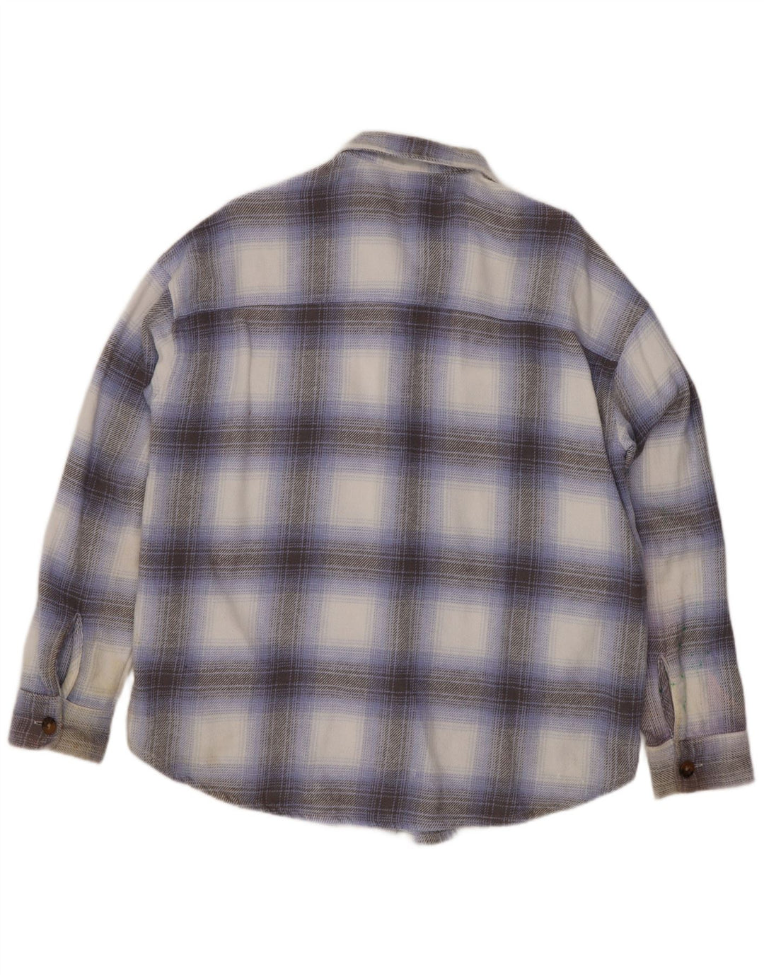 Hollister Womens Boyfriend Fit Flanellskjorte Medium Flerfarvet Plaid