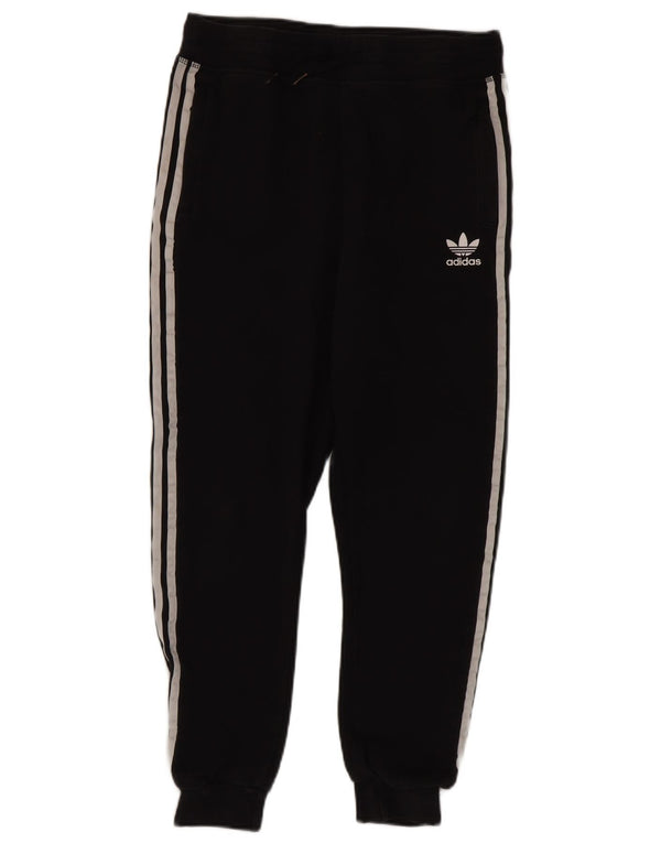 Adidas Drenge Træningsdragt Bukser Joggers 13-14 År Sort Bomuld