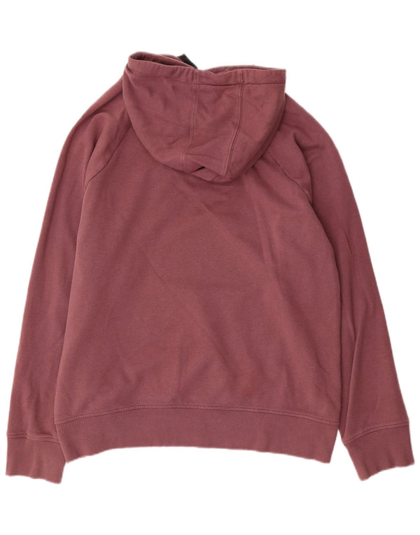 Under Armour Dame Oversized Hoodie Jumper UK 18 XL Bourgogne bomuld
