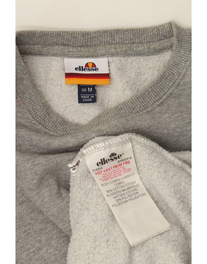 Ellesse Herre Sweatshirt Jumper Medium Grå Bomuld