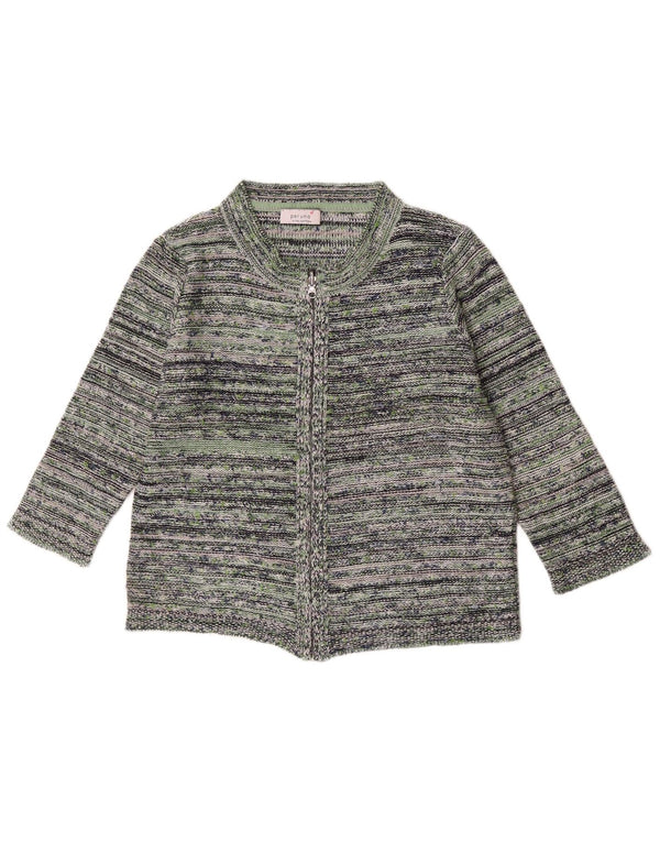 Marks & Spencer Womens Per Una Crop Cardigan Sweater UK 14 Large Blue