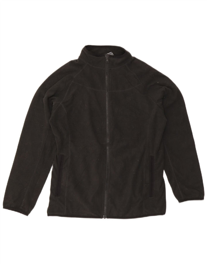 TIMBERLAND Dame Regular Fit Fleecejakke UK 14 Medium Sort Polyester