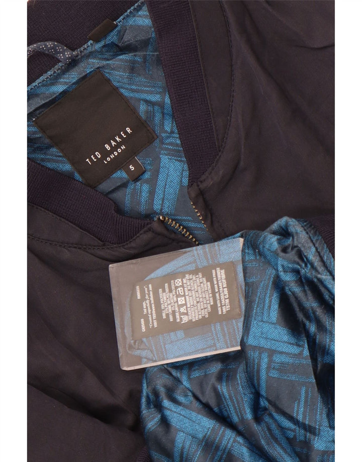 Ted Baker Bomberjakke til kvinder str. 5 XL Marineblå polyester