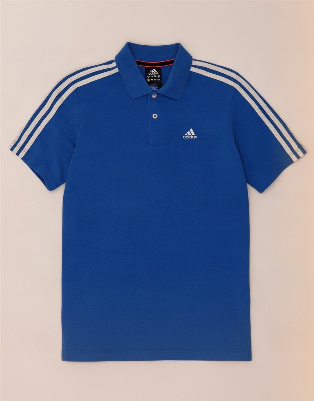 Adidas Climalite poloshirt til mænd, lille blå bomuld