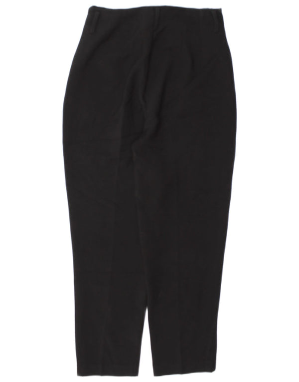 Zara Womens Tapered Casual Trousers Medium W28 L27 Black Polyester