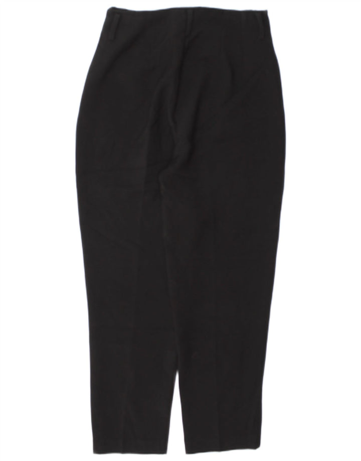 Zara Dame tilspidsede Casual Bukser Medium W28 L27 Sort Polyester