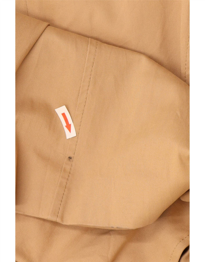 Zara Trench Coat til kvinder UK 12 Medium Beige Bomuld