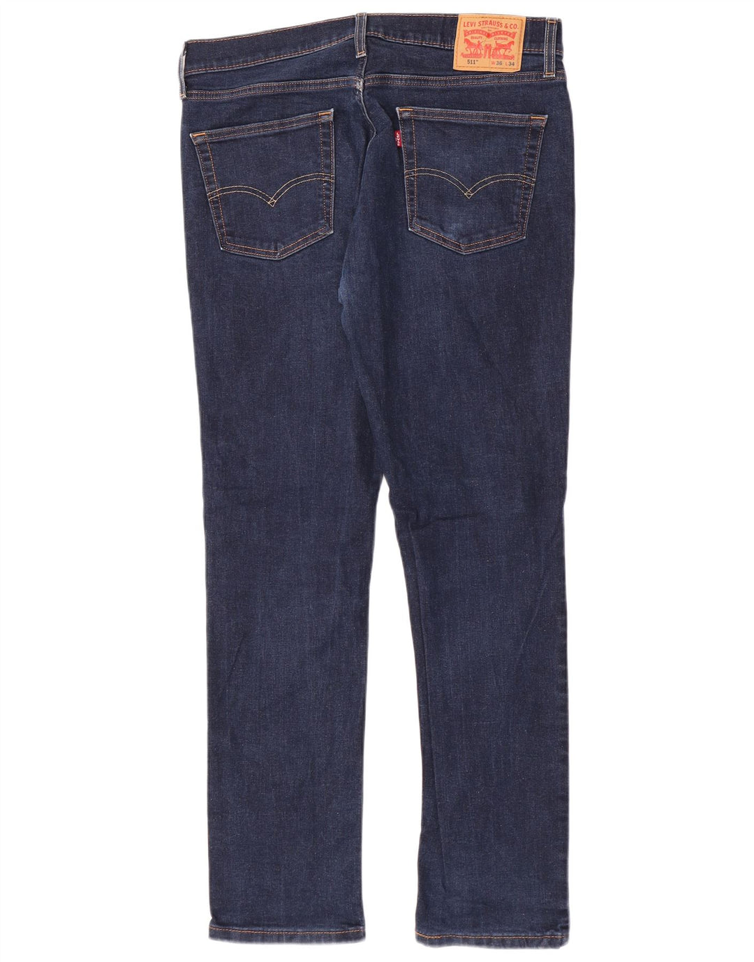 Levi's Herre 511 Slim Jeans W36 L34 Blå Bomuld